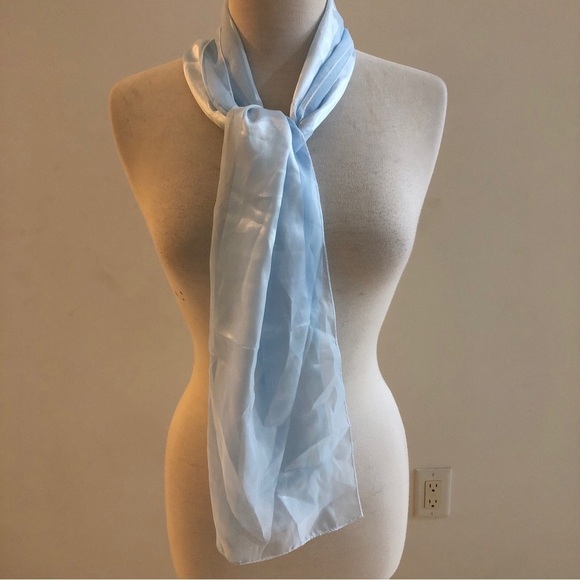 Baby Blue Dress Scarf Shawl Cover Up Women’s Girl’s - Picture 1 of 7